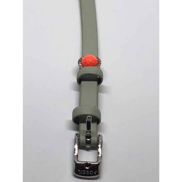 Authentic Fossil Genuine Leather Watch Band Use For Parts ES40955 L381 - Picture 6 of 6